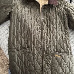 Barbour Quilted Jacket - Olive Green
